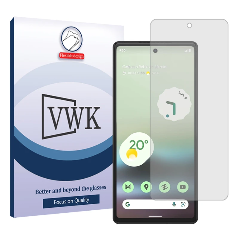 محافظ صفحه نمایش شفاف وی دبلیو کی مدل Tough مناسب برای گوشی موبایل گوگل Pixel 6a