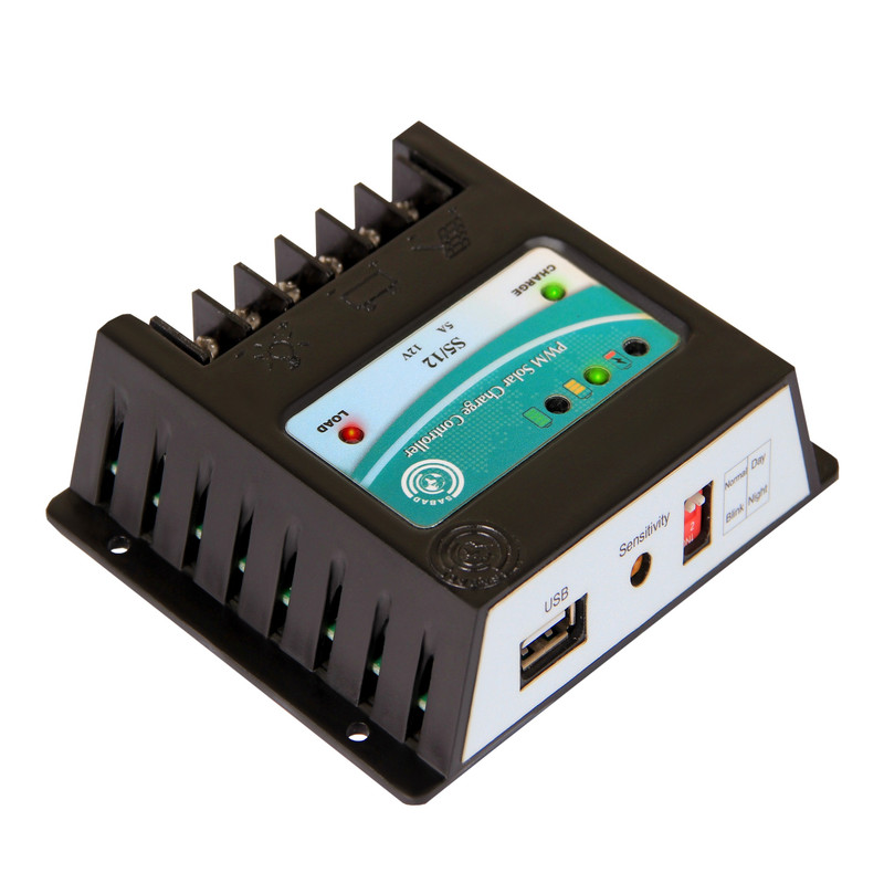 شارژ کنترلر خورشیدی ساباد مدل PWM S5/12