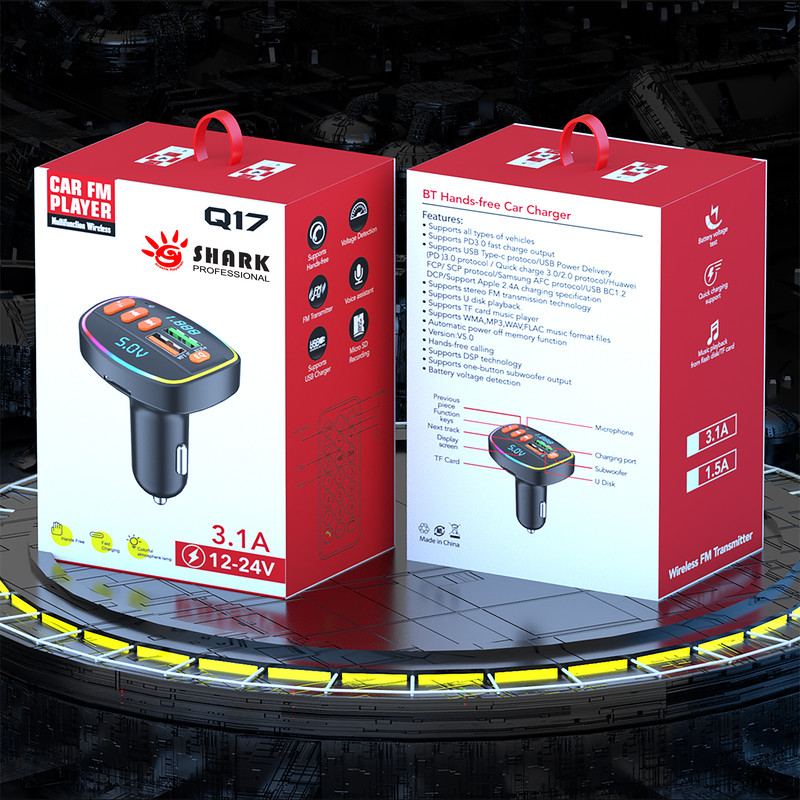 پخش کننده اف ام خودرو شارک مدل Q17