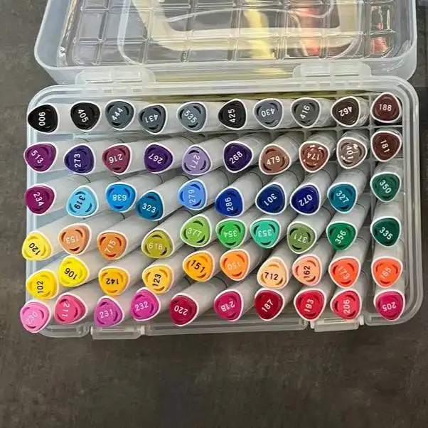 ماژیک راندو بیسیک مدل براش بسته 60 عددی