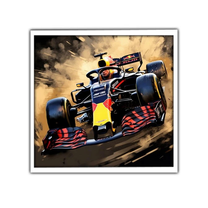 تابلو نوری بکلیت طرح ماشین مسابقه رالی مدل W-MID-17288