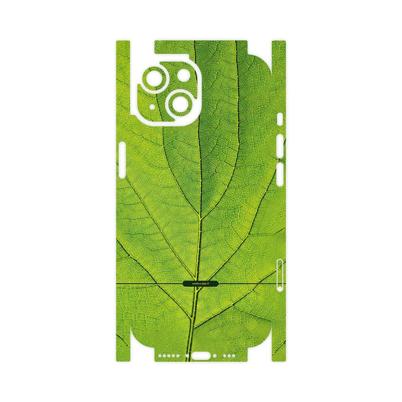 برچسب پوششی ماهوت مدل Leaf_Texture-FullSkin مناسب برای گوشی موبایل اپل iPhone 15