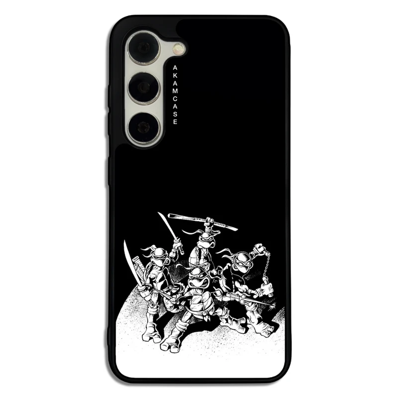 کاور آکام مدل AMC-WSGS23-NINJA TURTLES14 مناسب برای گوشی موبایل سامسونگ Galaxy S23
