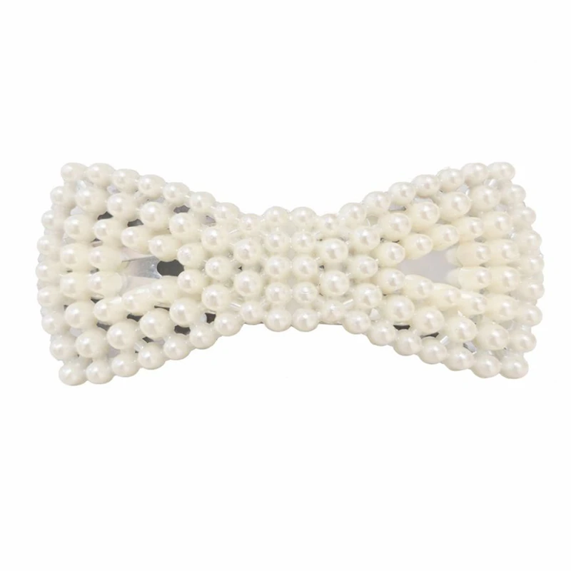 گیره مو زنانه طرح مروارید مدل KNP-010