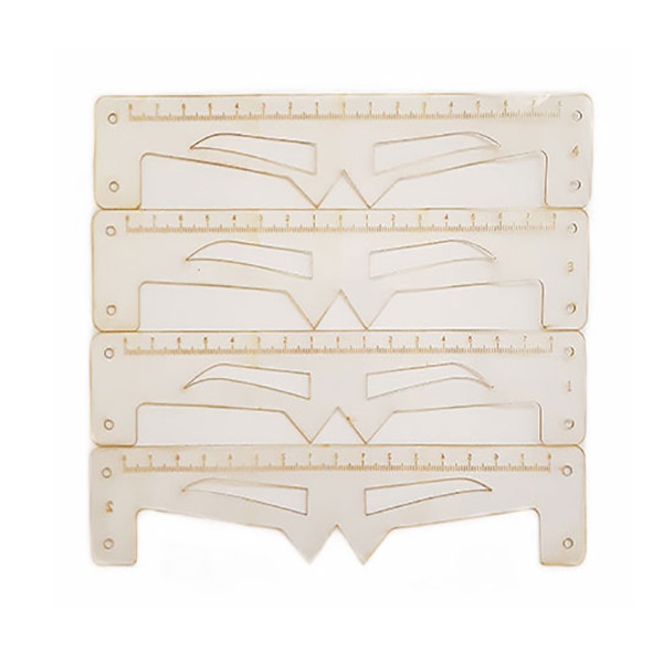 شابلون ابرو مدل ژله ای مجموعه 4 عددی