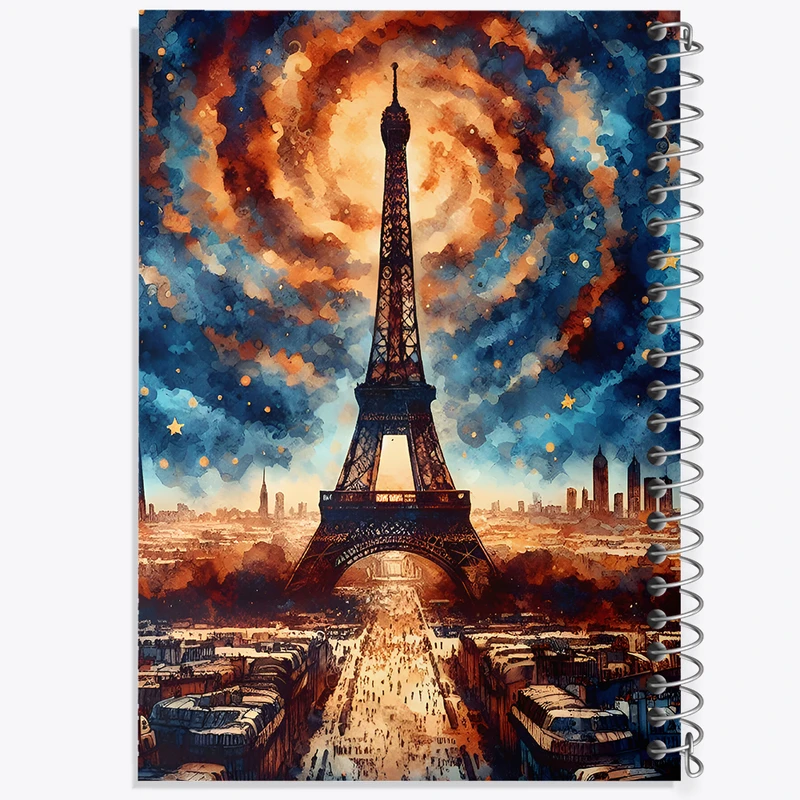 دفتر نقاشی 50 برگ خندالو طرح برج ایفل کد N3408