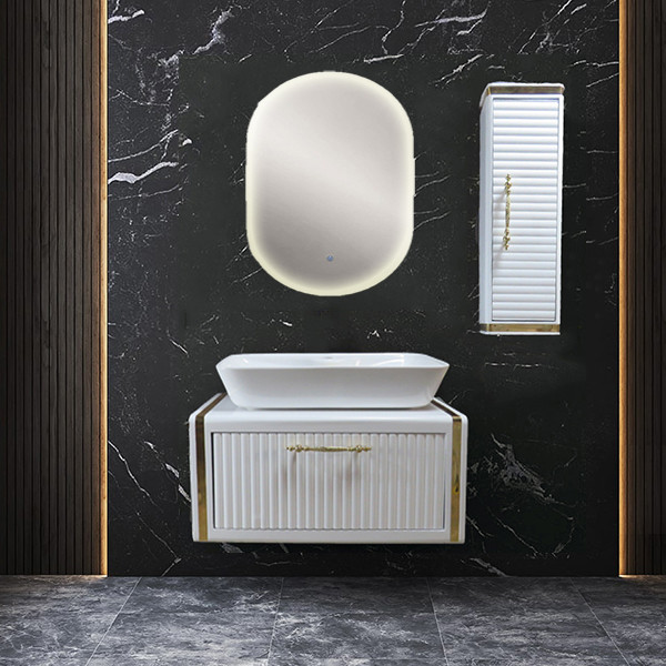 ست کابینت و روشویی مدل دنیز به همراه آینه