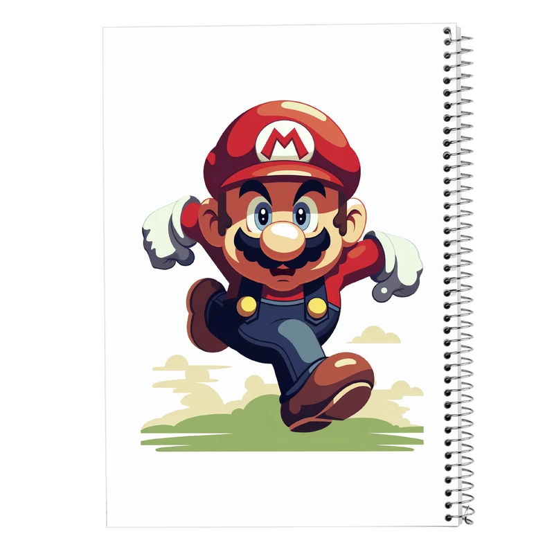 دفتر مشق 50 برگ مدوپد مدل سوپرماریو super mario کد DF2845