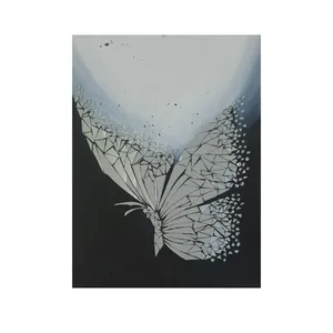 تابلو رنگ و روغن طرح پروانه