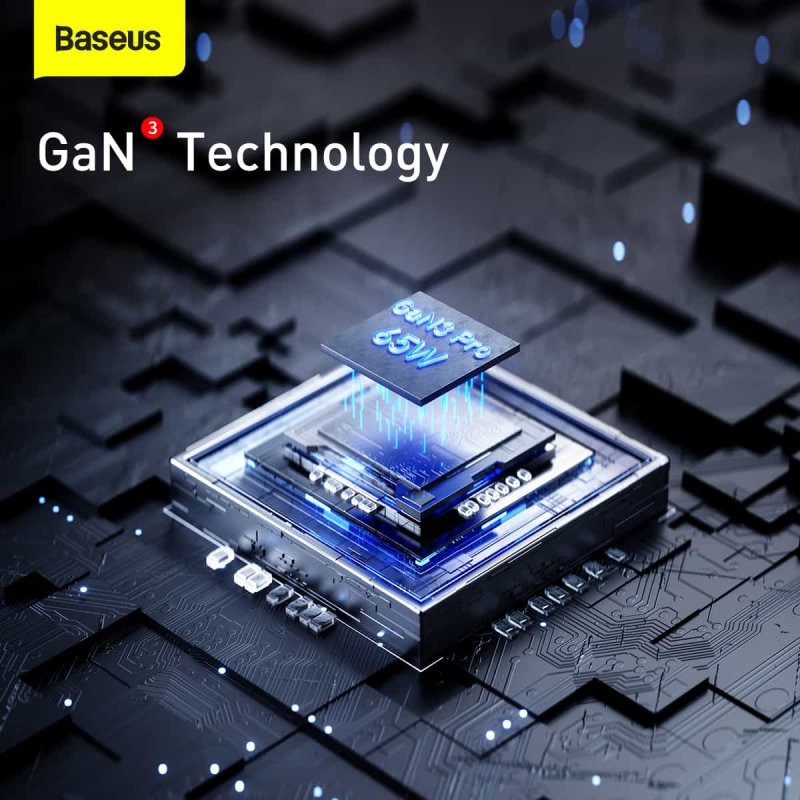 شارژر رومیزی باسئوس مدل Desktop Fast 65W به همراه کابل USB-C