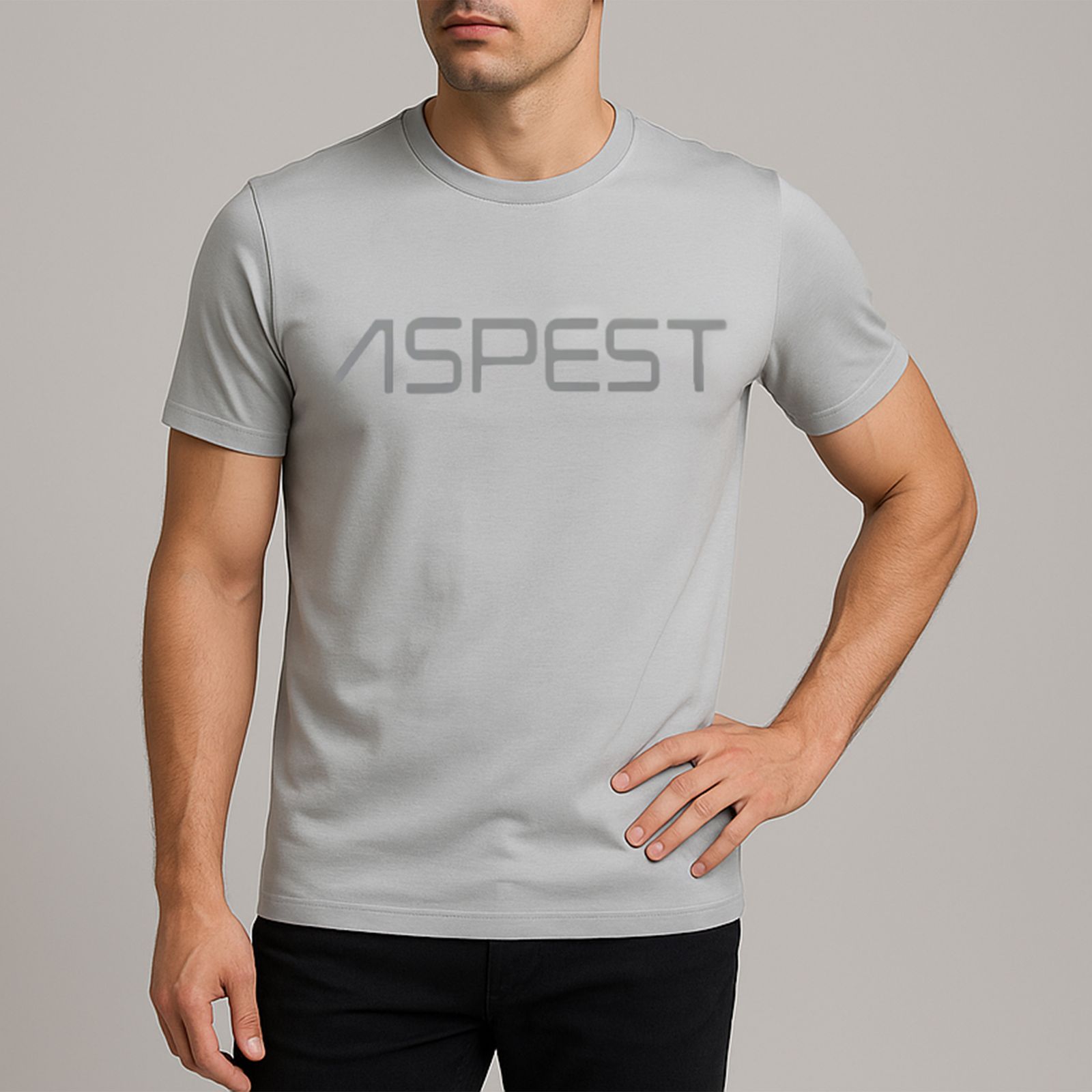 تی شرت آستین کوتاه مردانه اسپست مدل ASP-GT -  - 1