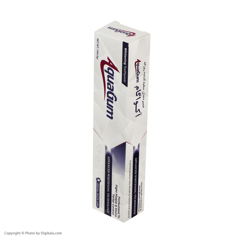 خمیر دندان آکوا گام مدل Whitening حجم 100 میلی لیتر