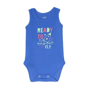 بادی نوزادی روکو کوچولو مدل لیتل راکت رنگ آبی