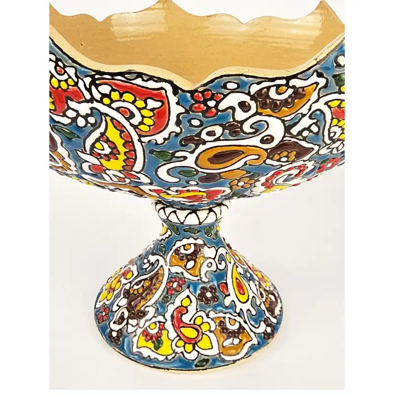 آجیل خوری میناکاری مدل بته جقه کد A020