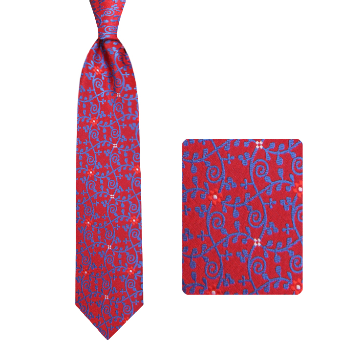 ست کراوات و دستمال جیب مردانه فایو کد 9000114