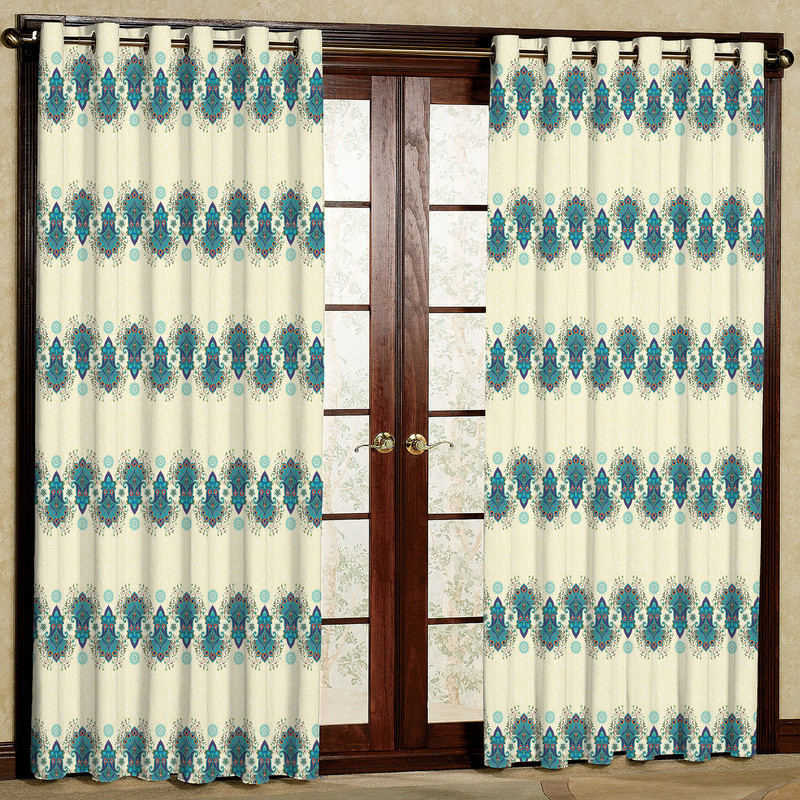  پرده مدل هازان پانچی کد 117 D سایز 140x200 سانتی متر