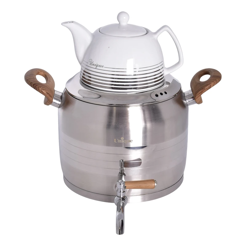 ست کتری و قوری یونیک کد 1 - 7295 گنجایش کتری 5 لیتر گنجایش قوری 1 لیتر