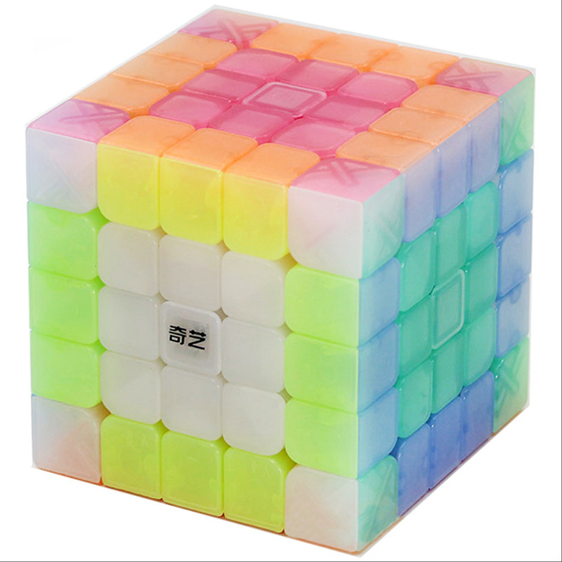 مکعب روبیک چی ای مدل ژله ای اس 2 کای وای 5×5 QY Transparent Jelly S2