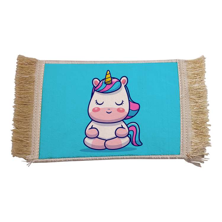 فرش ماشینی دیوارکوب مدل یونیکورن کد 3