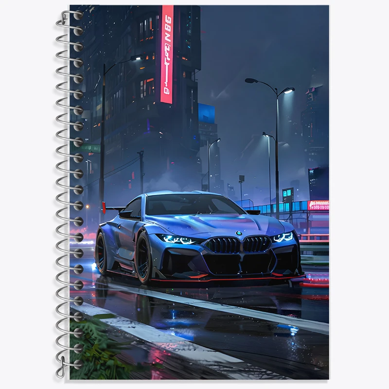 دفتر نت موسیقی 50 برگ خندالو طرح ماشین اسپرت کد F5194