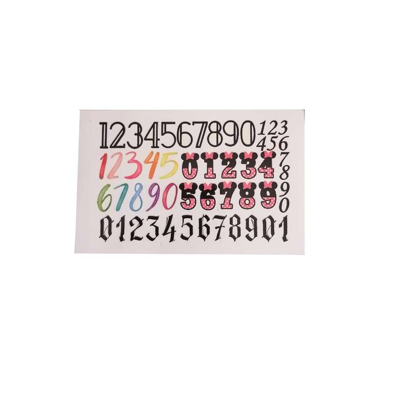  برچسب لنز ناخن مدل 071