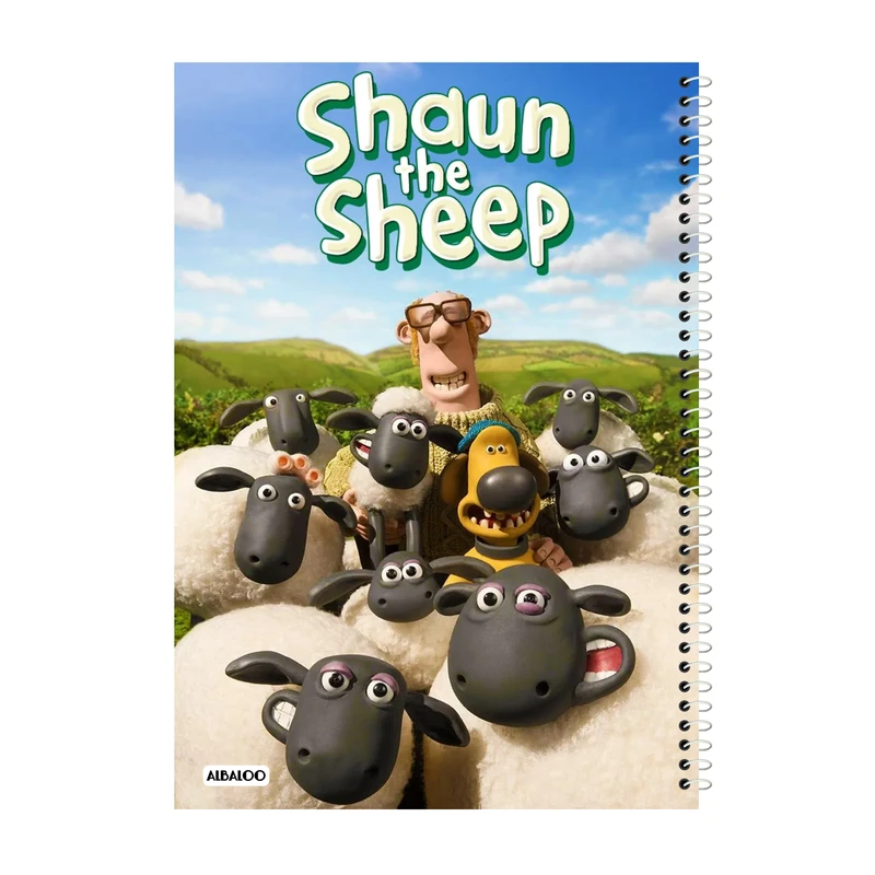 دفتر مشق 50 برگ آلبالو طرح انیمیشن بره ناقلا کد 2165