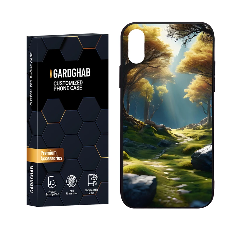 کاور گارد قاب مدل هنری مناسب برای گوشی موبایل اپل iPhone X/Xs