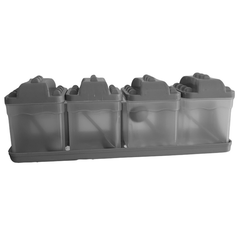 ست جای ادویه 4 پارچه کد 3000 به همراه استند