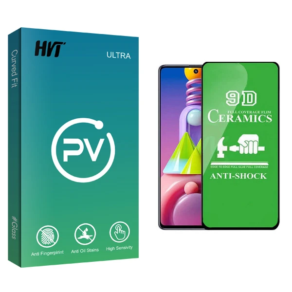 محافظ صفحه نمایش سرامیکی اچ وی تی مدل PV glass مناسب برای گوشی موبایل سامسونگ Galaxy M51