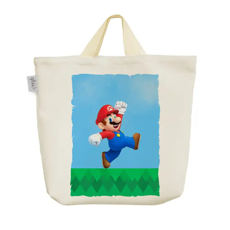 ساک خرید خندالو مدل سوپر ماریو Super Mario کد 3458