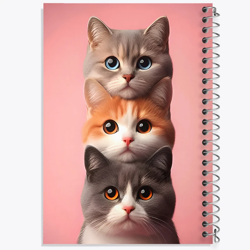 دفتر لیست خرید 50 برگ خندالو طرح گربه های بانمک کد F7950