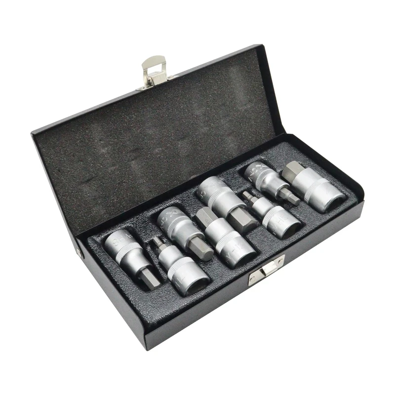 آچار بکس اپکس مدل AJ-APX-6018-1\2 INCH مجموعه 8عددی