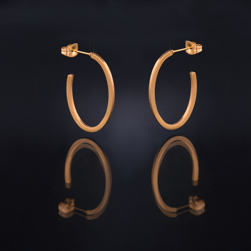 گوشواره زنانه ماصرم مدل بیضی کد ER2075 گوشواره زنانه ماصرم مدل بیضی کد ER2075