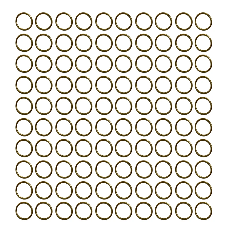 ابزار مهمانی مدل حلقه فلزی بسته 100 عددی