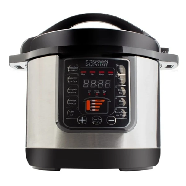 زودپز برقی گرین پوینت مدل FPC-YBD6B-100 گنجایش 6 لیتر زودپز برقی گرین پوینت مدل FPC-YBD6B-100 گنجایش 6 لیتر