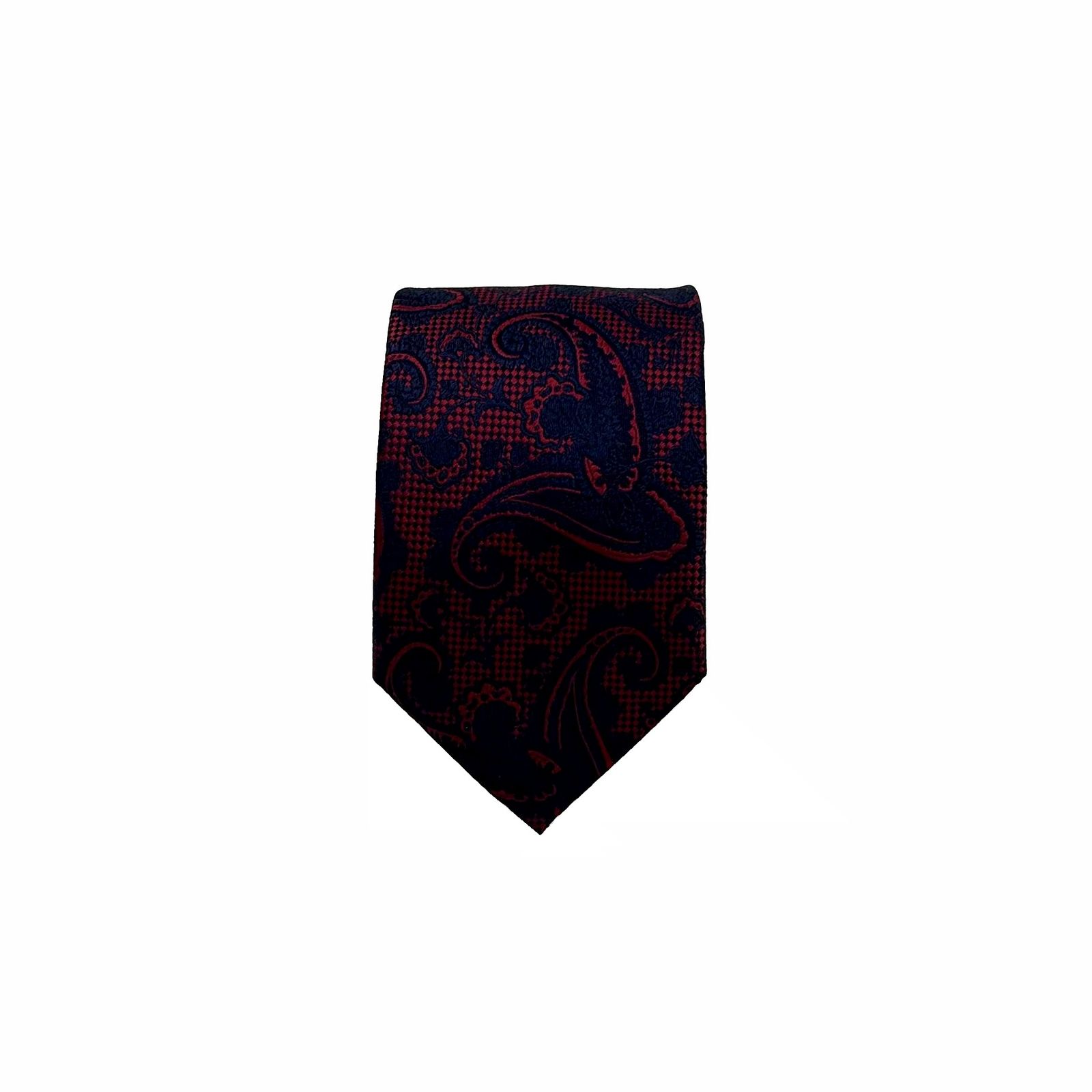 ست کراوات و دستمال جیب مردانه آریوان مدل بته جقه کد TB9902 - - 2