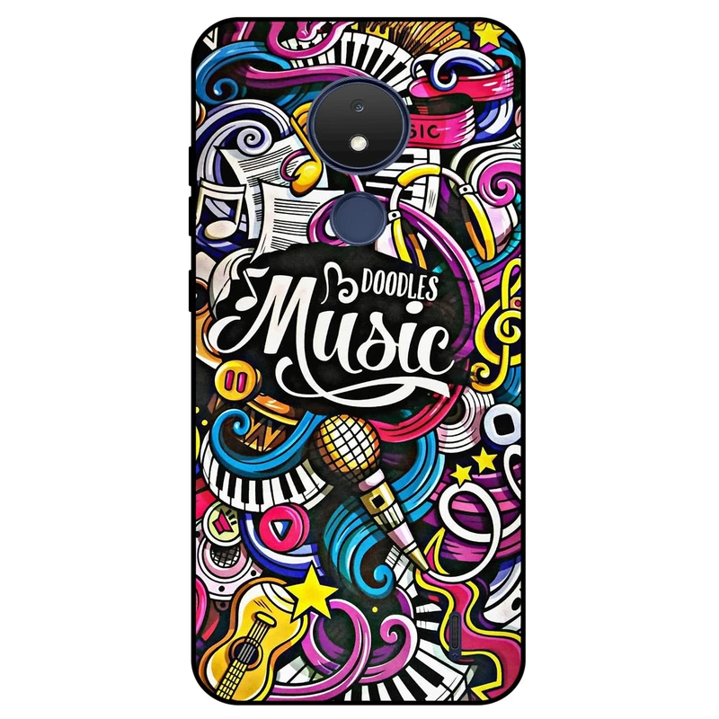 کاور مگافون طرح موزیک مدل 8241 مناسب برای گوشی موبایل نوکیا C21