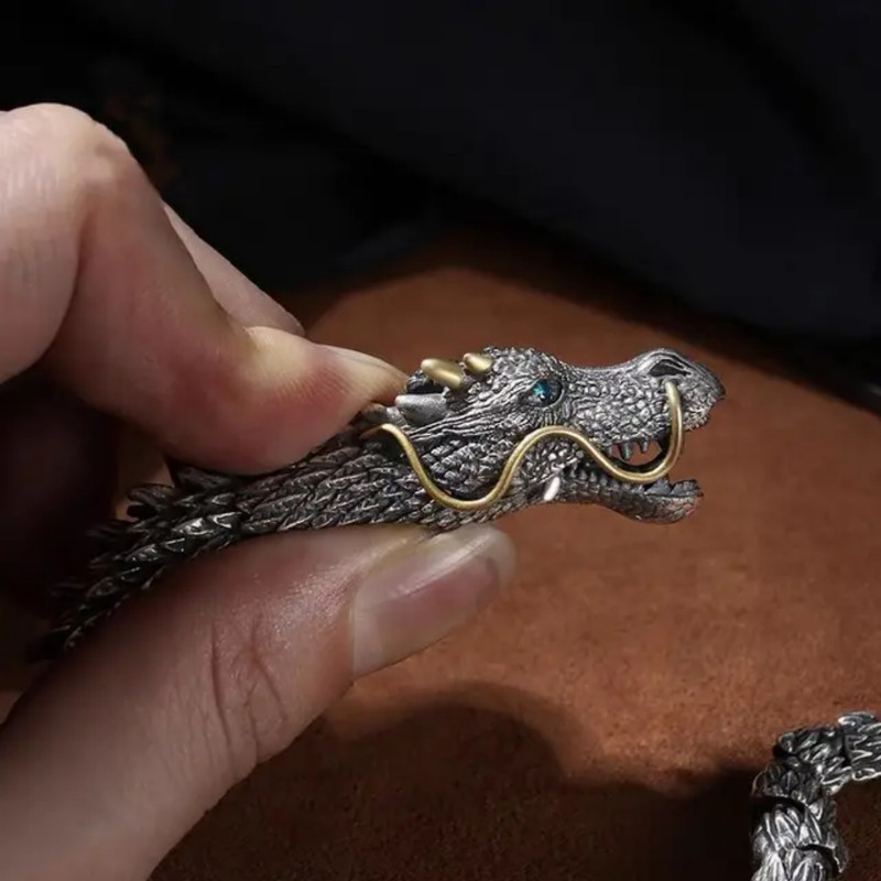 دستبند مردانه مدل Dragon