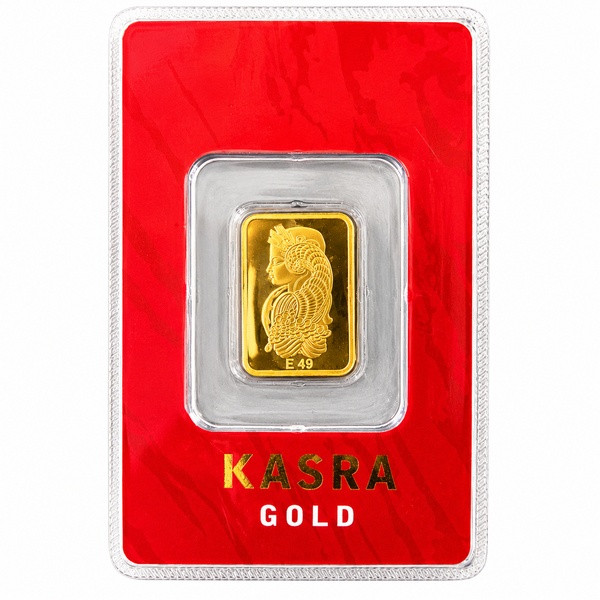 شمش طلای 995 عیار کسری کد E49