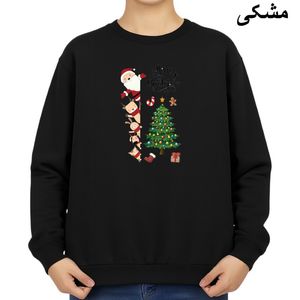 سویشرت زنانه مدل بابانوئل و گوزن کریسمس کد v1 