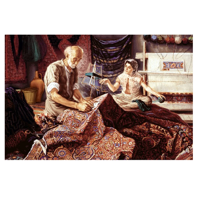 نخ و نقشه تابلوفرش مدل 2908
