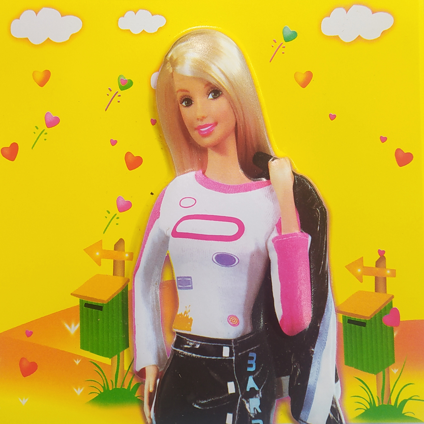 تابلو کودک و نوزاد مدل باربی پست