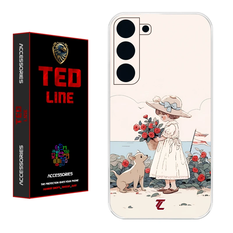 کاور تدلاین طرح دختر کد 1208 مناسب برای گوشی موبایل سامسونگ Galaxy S21 FE