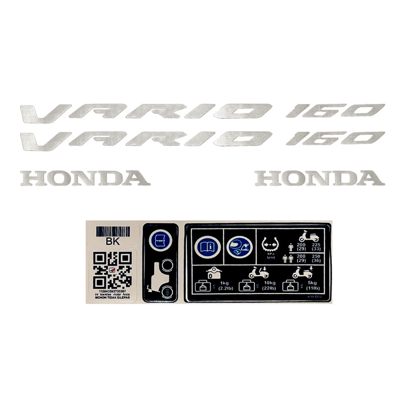 برچسب بدنه موتورسیکلت مدل VARIo160 مناسب برای واریو 160 مجموعه 5 عددی