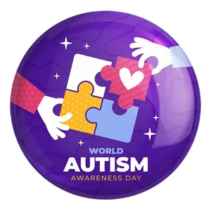 پیکسل خندالو طرح اتیسم Autism کد 26762 مدل بزرگ
