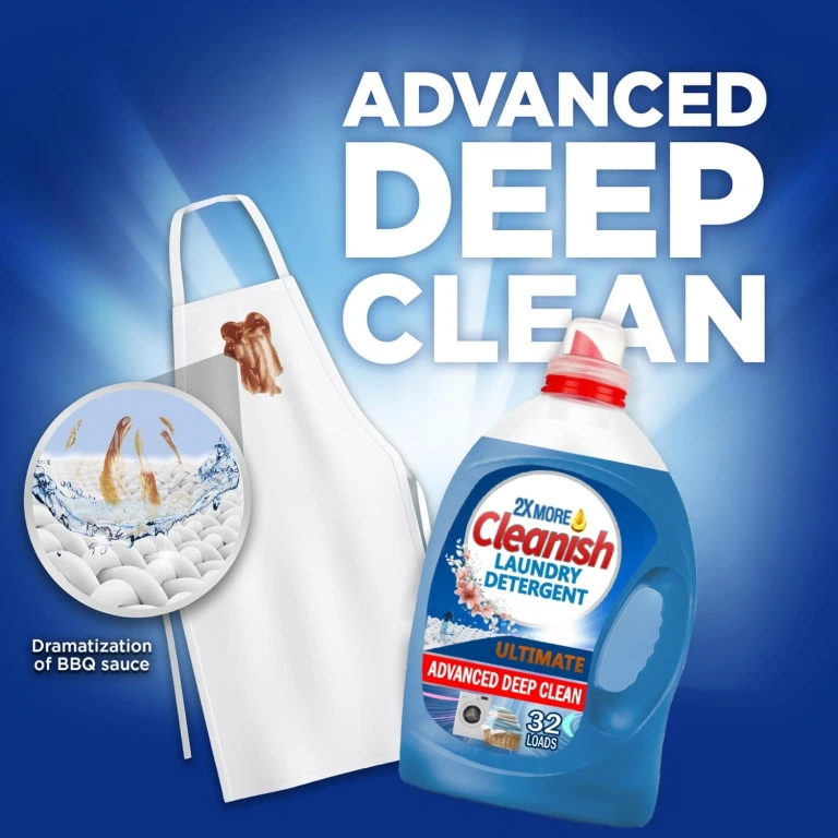 عکس شماره 4 : مایع لباسشویی کلینیش مدل deep clean وزن 3200 گرم