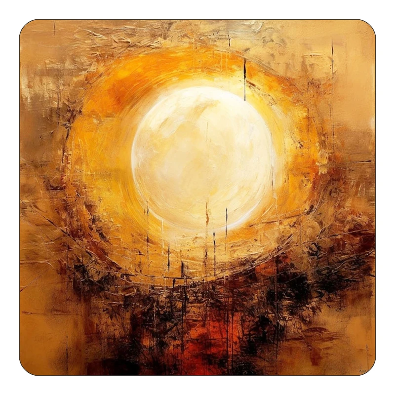 مگنت کاکتی طرح نقاشی رنگ روغن مدل mp72327