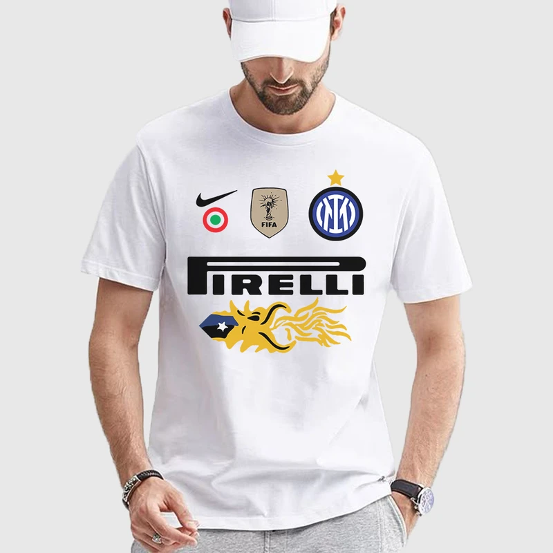 تی شرت آستین کوتاه مردانه مدل اسپرت کیت اینتر میلان v024