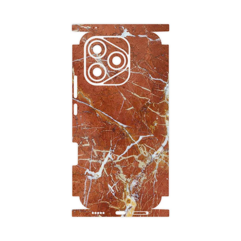 برچسب پوششی ماهوت مدل Red Marble-FullSkin مناسب برای گوشی موبایل آنر 400 Lite