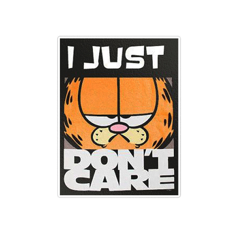 استیکر لپ تاپ ماسا دیزاین طرح DONT CARE مدل STKA00273